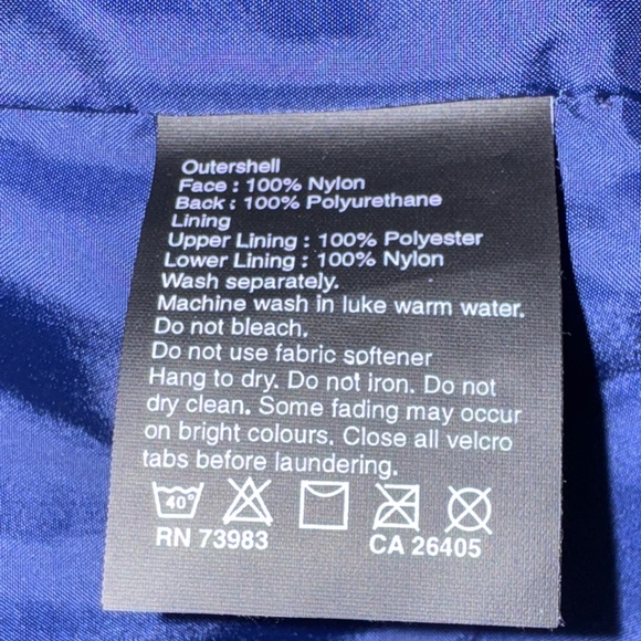 Helly Hansen Men's L Navy Blue Hooded Raincoat/windbreaker Helly Tech packable - Picture 11 of 15